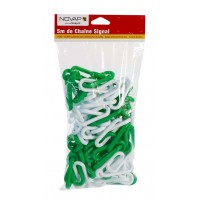 lanturi din plastic alb cu verde