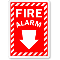 Fire Alarm sign 