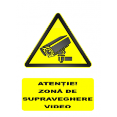 indicatoare pentru supraveghere video